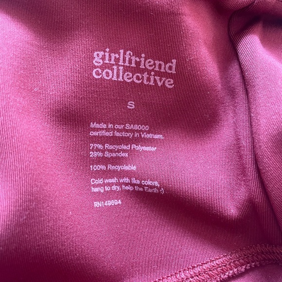 Bordeaux Luxe Leggings - Picture 2 of 2